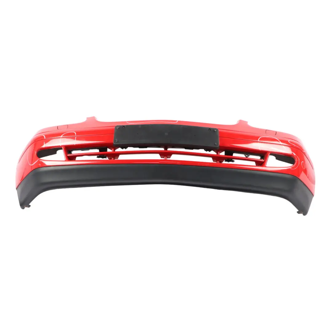 Front Bumper Trim Panel Covering Magma Red - 586 to Mercedes SLK R170 with Part number A1708801270 Mercedes SLK R170 Front Bumper Trim Panel Covering Magma Red - 586 - SKU A1708801270-MAG - Part number A1708801270
