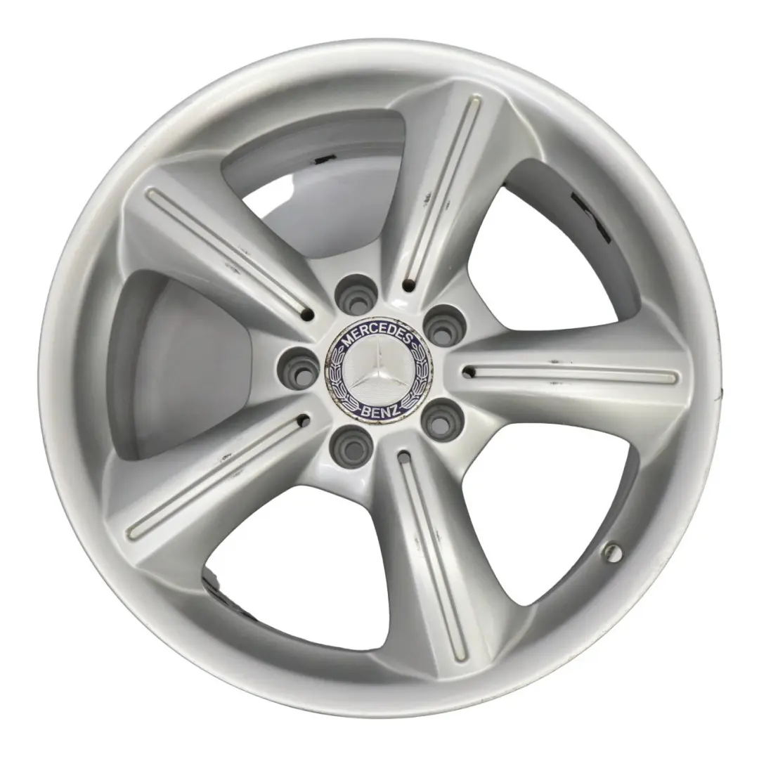 Mercedes SLK R171 Silver Wheel Rim Alloy 17" 8,5J ET:30 5 Spoke - SKU A1714011902-2 - Part number A1714011902