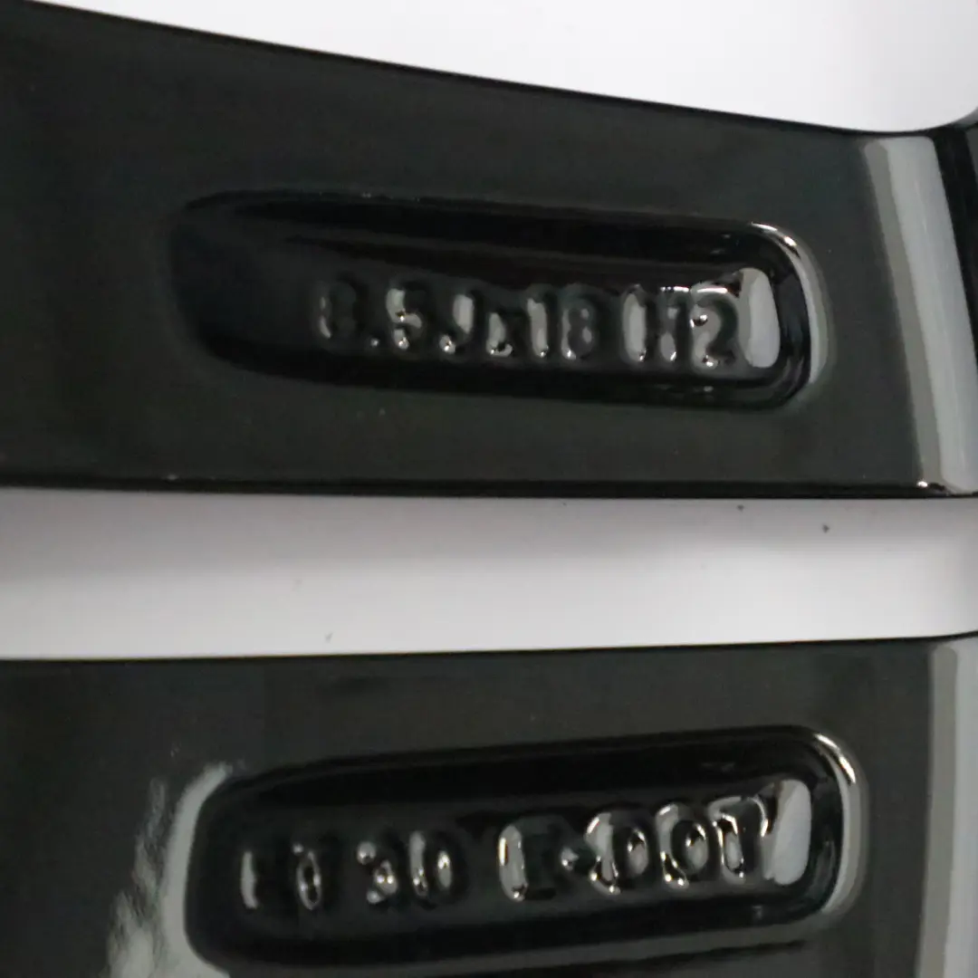 Llanta aleación plateada trasera Mercedes R171 C209 AMG 18" 8,5J - SKU A1714014802 - Número de pieza A1714014802
