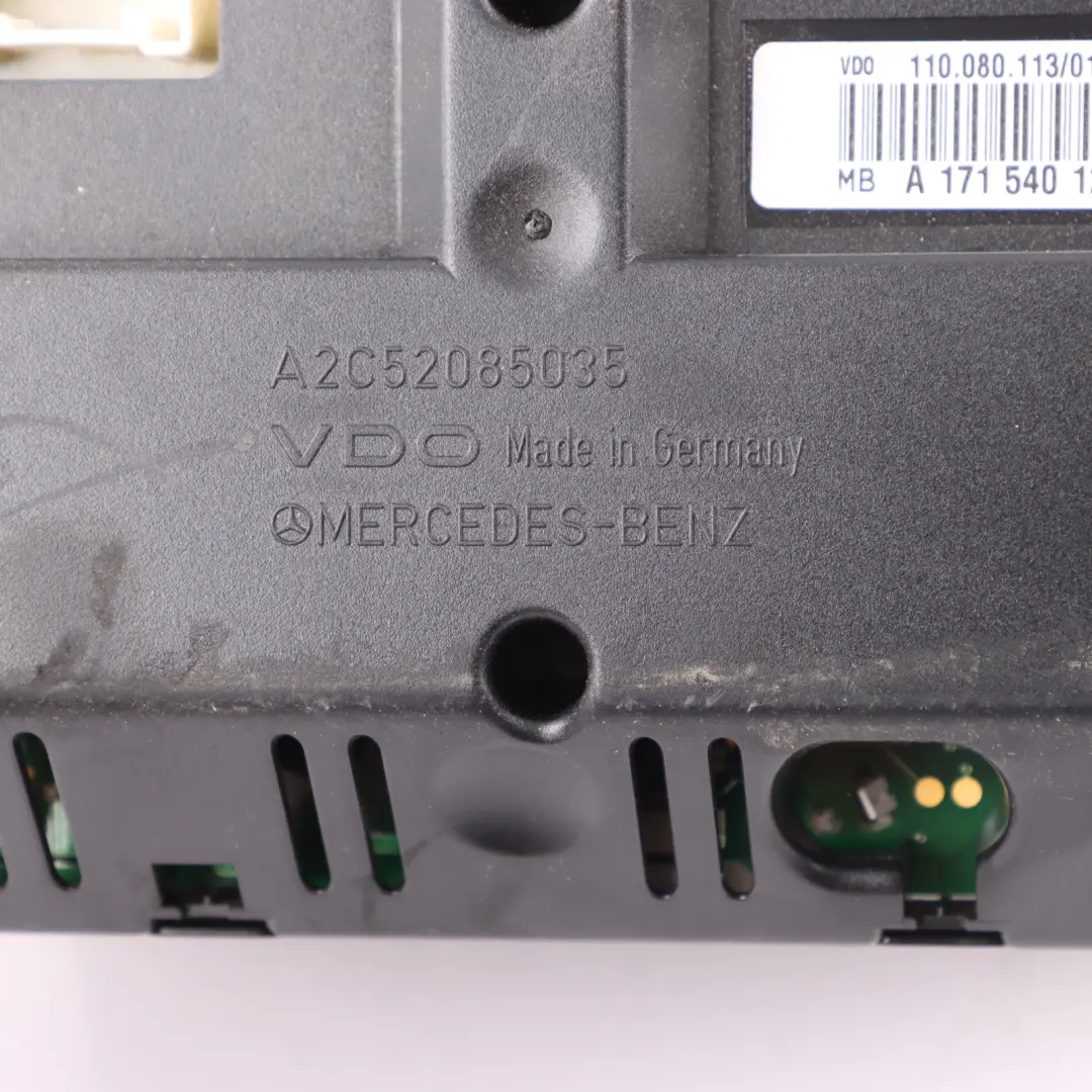 Instrument Cluster Speedo Clocks Automatic to Mercedes SLK R171 Petrol with Part number A1715401247 Mercedes SLK R171 Petrol Instrument Cluster Speedo Clocks Automatic - SKU rhd-A1715401247-1 - Part number A1715401247