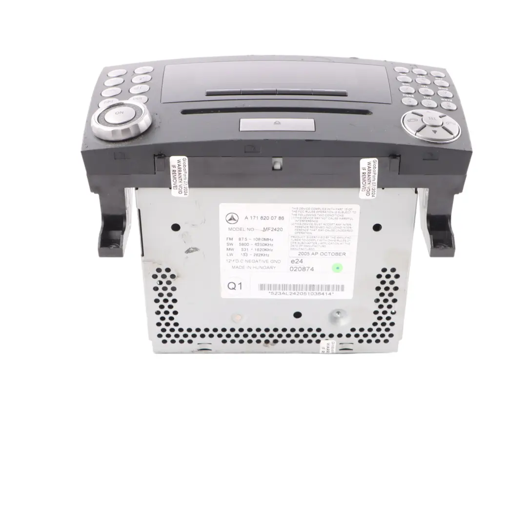 Mercedes SLK R171 Stereo Radio CD Player Head Unit - SKU A1718200786-1 - Part number A1718200786