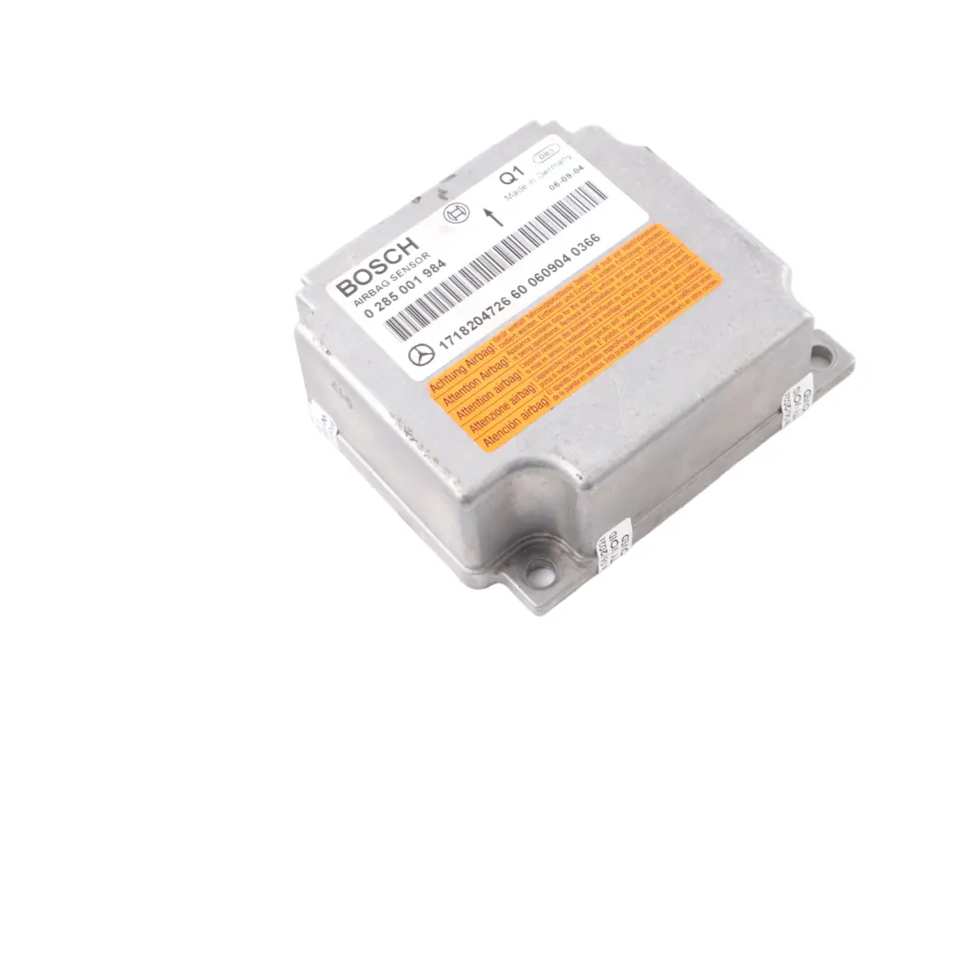 SRS Air Module Control Unit ECU to Mercedes R171 with Part number A1718204726 Mercedes R171 SRS Air Module Control Unit ECU - SKU A1718204726 - Part number A1718204726