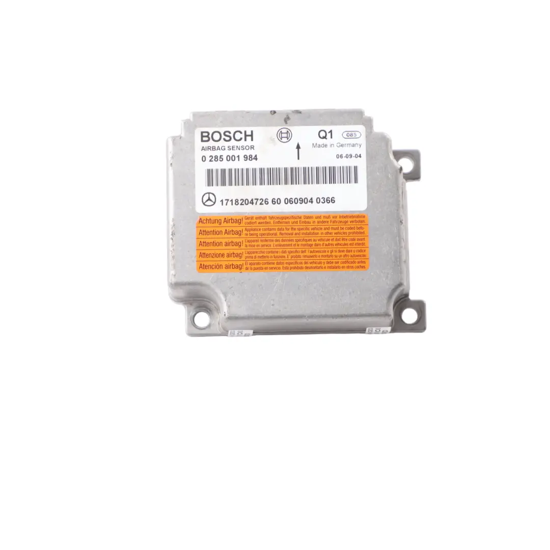 SRS Air Module Control Unit ECU to Mercedes R171 with Part number A1718204726 Mercedes R171 SRS Air Module Control Unit ECU - SKU A1718204726 - Part number A1718204726