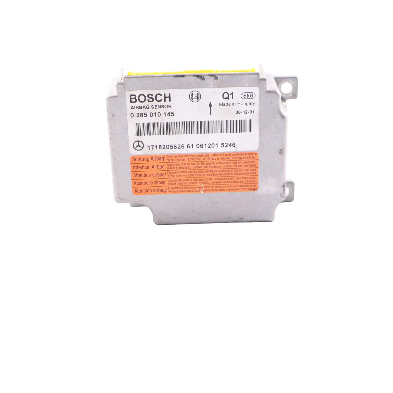 Mercedes SLK R171 Airbag Module Air Bag SRS Control Unit ECU A1718205626