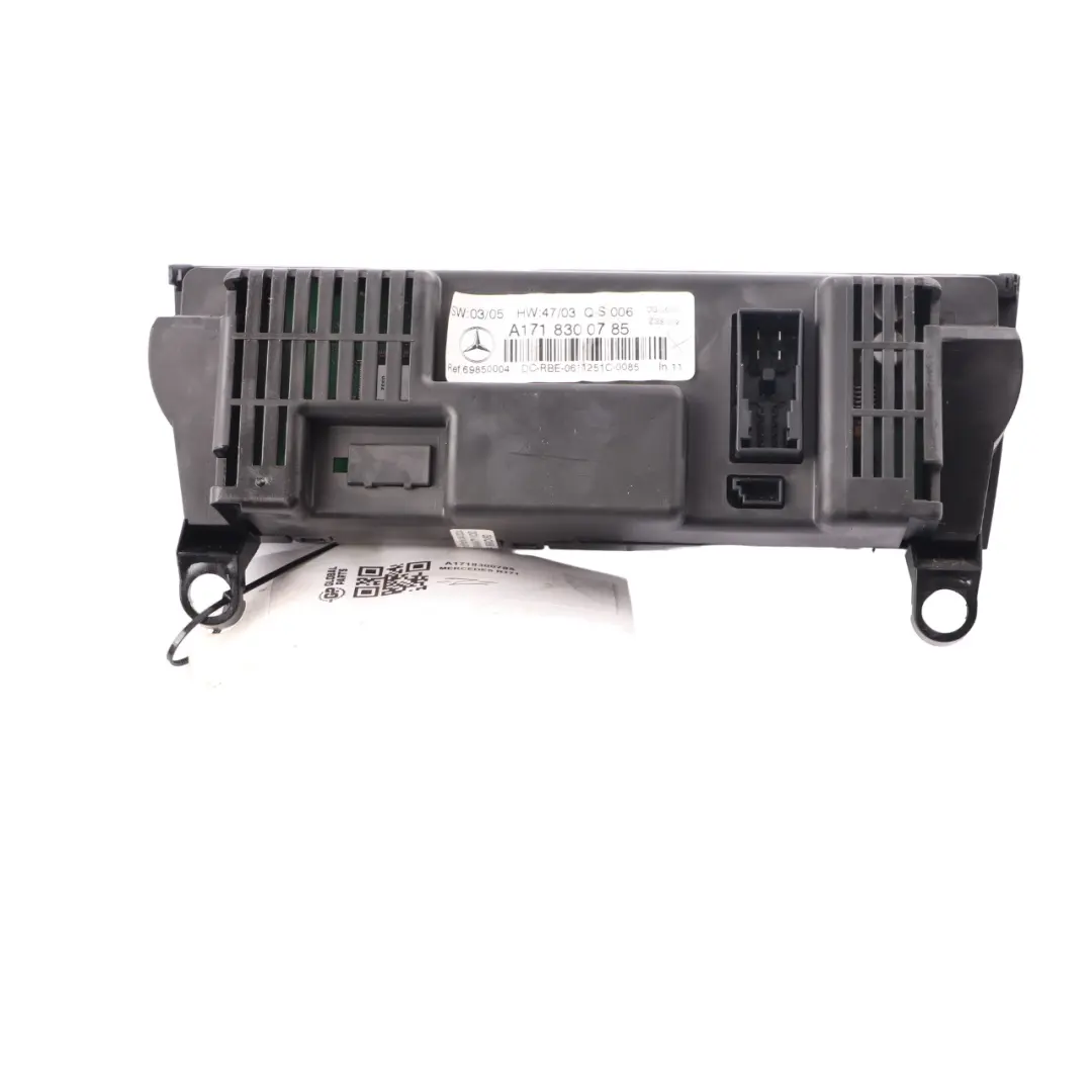 Heater Climate Conditioning Control Panel Heating to Mercedes R171 with Part number A1718300785 Mercedes R171 Heater Climate Conditioning Control Panel Heating - SKU A1718300785 - Part number A1718300785