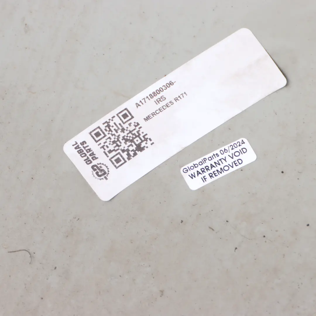 Mercedes R171 Wing Fender Panel Front Left N/S Side Trim Iridium Silver - 775 - SKU A1718800306-IRS - Part number A1718800306