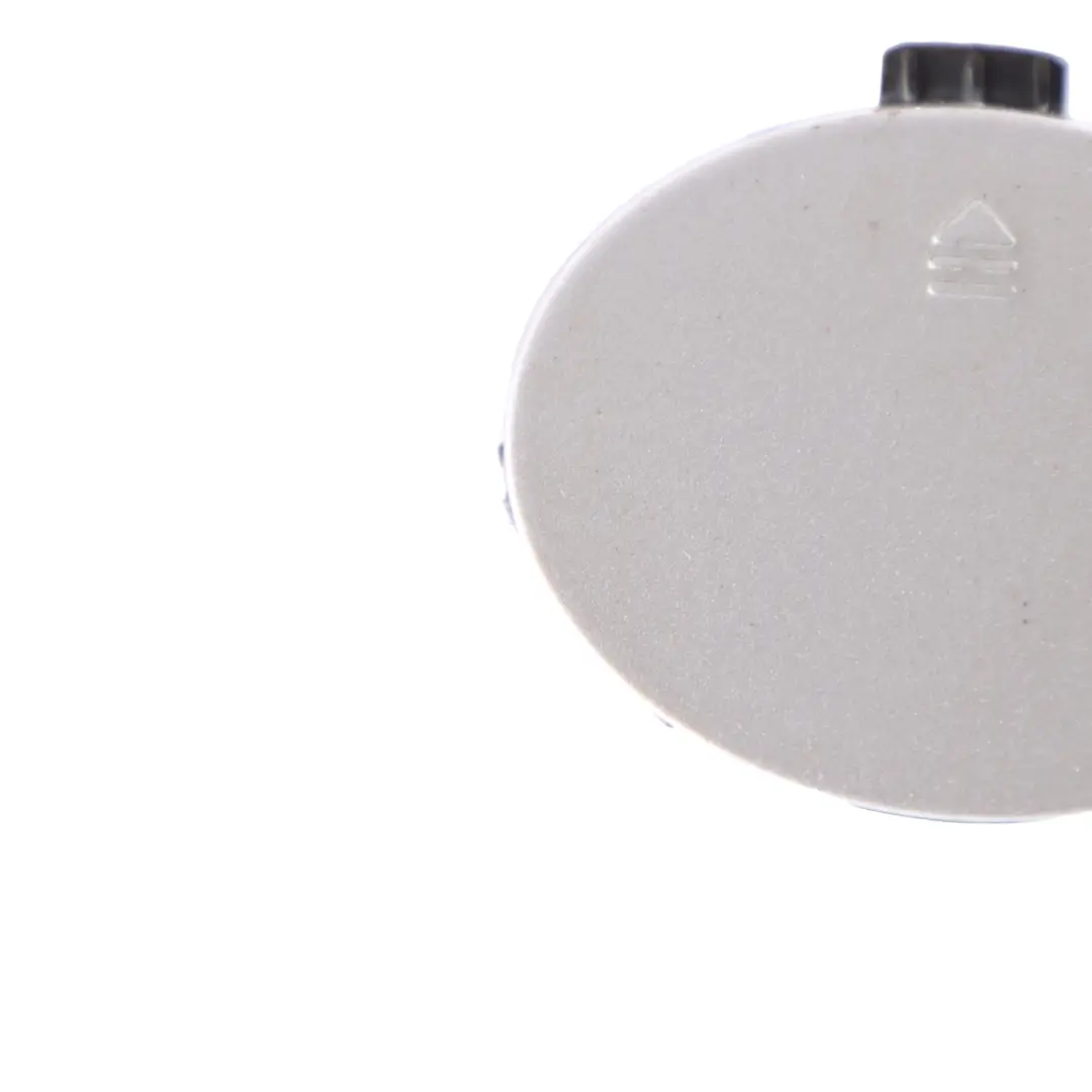 Bumper Towing Eye Cover Iridium Silver Metallic - 775 to Mercedes SLK R171 Rear with Part number A1718850023 Mercedes SLK R171 Rear Bumper Towing Eye Cover Iridium Silver Metallic - 775 - SKU A1718850023-IRS - Part number A1718850023