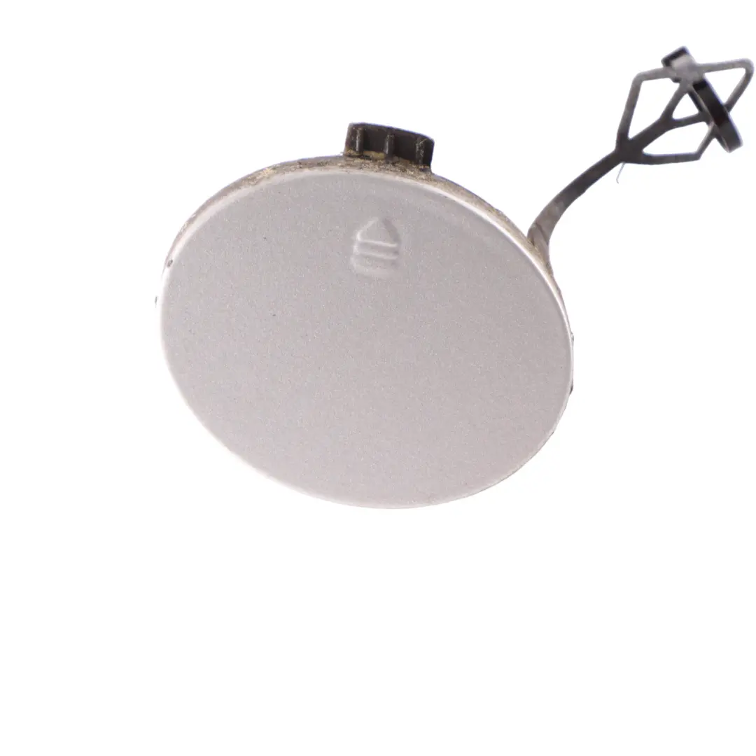 Bumper Towing Eye Cover Iridium Silver Metallic - 775 to Mercedes SLK R171 Rear with Part number A1718850023 Mercedes SLK R171 Rear Bumper Towing Eye Cover Iridium Silver Metallic - 775 - SKU A1718850023-IRS1 - Part number A1718850023