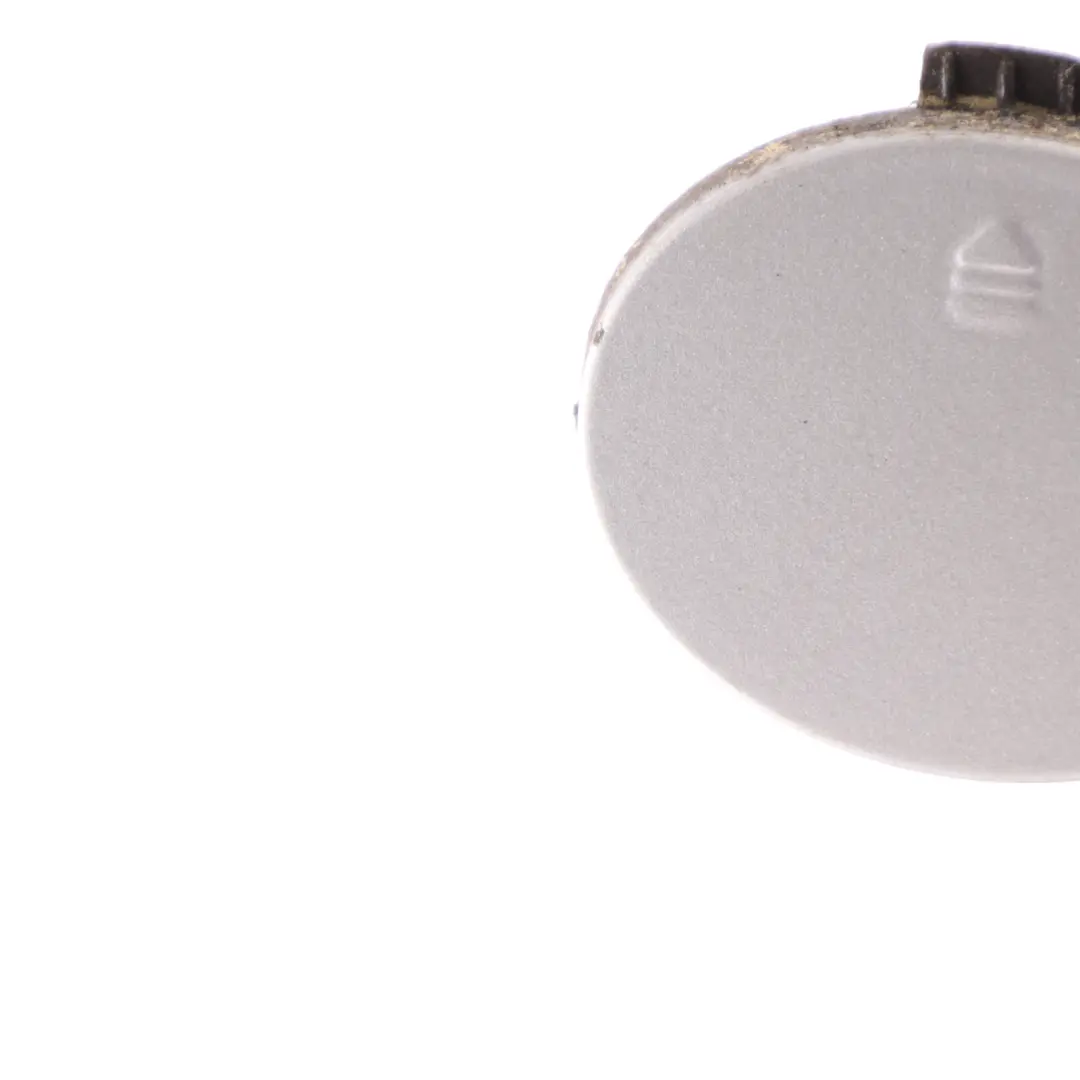 Bumper Towing Eye Cover Iridium Silver Metallic - 775 to Mercedes SLK R171 Rear with Part number A1718850023 Mercedes SLK R171 Rear Bumper Towing Eye Cover Iridium Silver Metallic - 775 - SKU A1718850023-IRS1 - Part number A1718850023