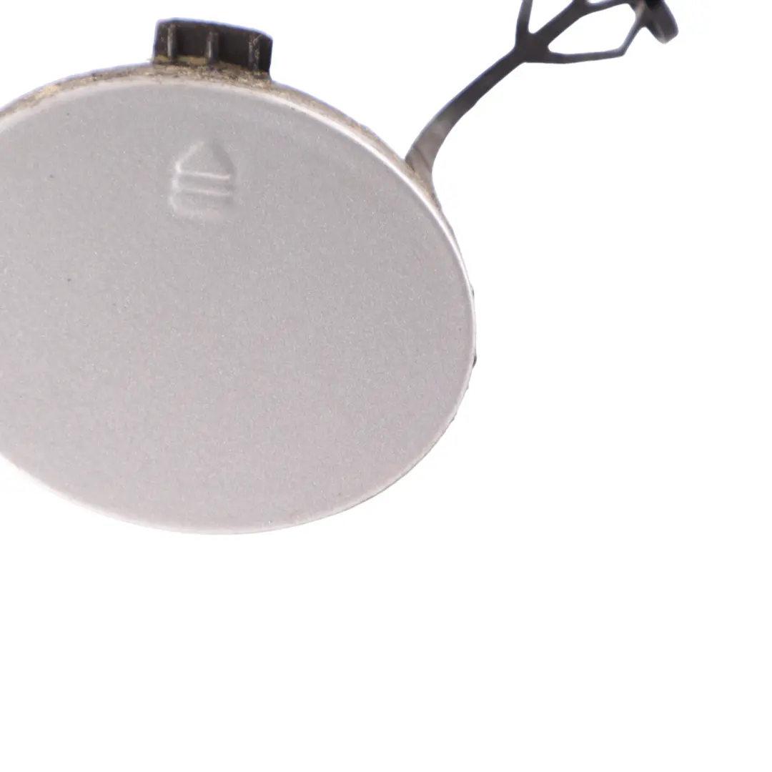 Bumper Towing Eye Cover Iridium Silver Metallic - 775 to Mercedes SLK R171 Rear with Part number A1718850023 Mercedes SLK R171 Rear Bumper Towing Eye Cover Iridium Silver Metallic - 775 - SKU A1718850023-IRS1 - Part number A1718850023