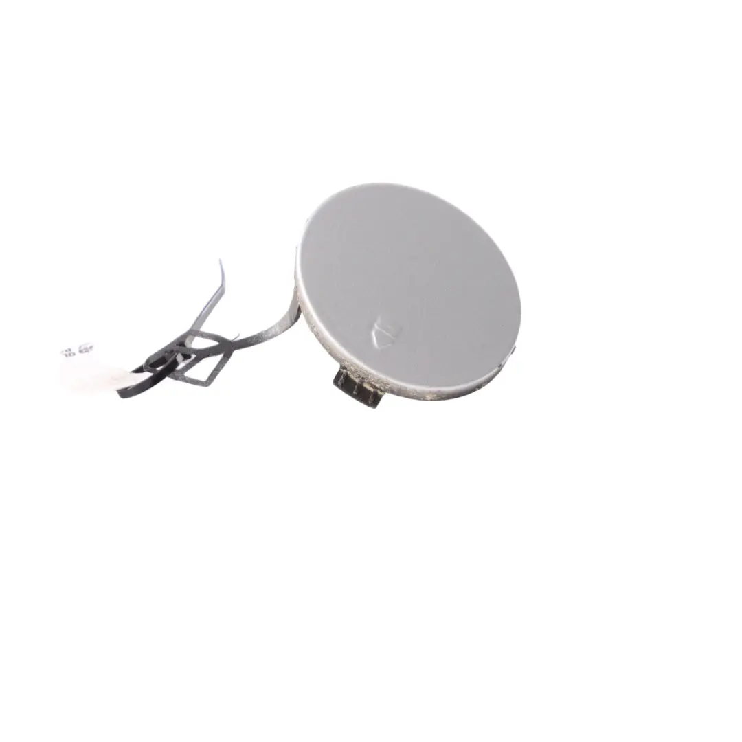 Bumper Towing Eye Cover Iridium Silver Metallic - 775 to Mercedes SLK R171 Rear with Part number A1718850023 Mercedes SLK R171 Rear Bumper Towing Eye Cover Iridium Silver Metallic - 775 - SKU A1718850023-IRS1 - Part number A1718850023