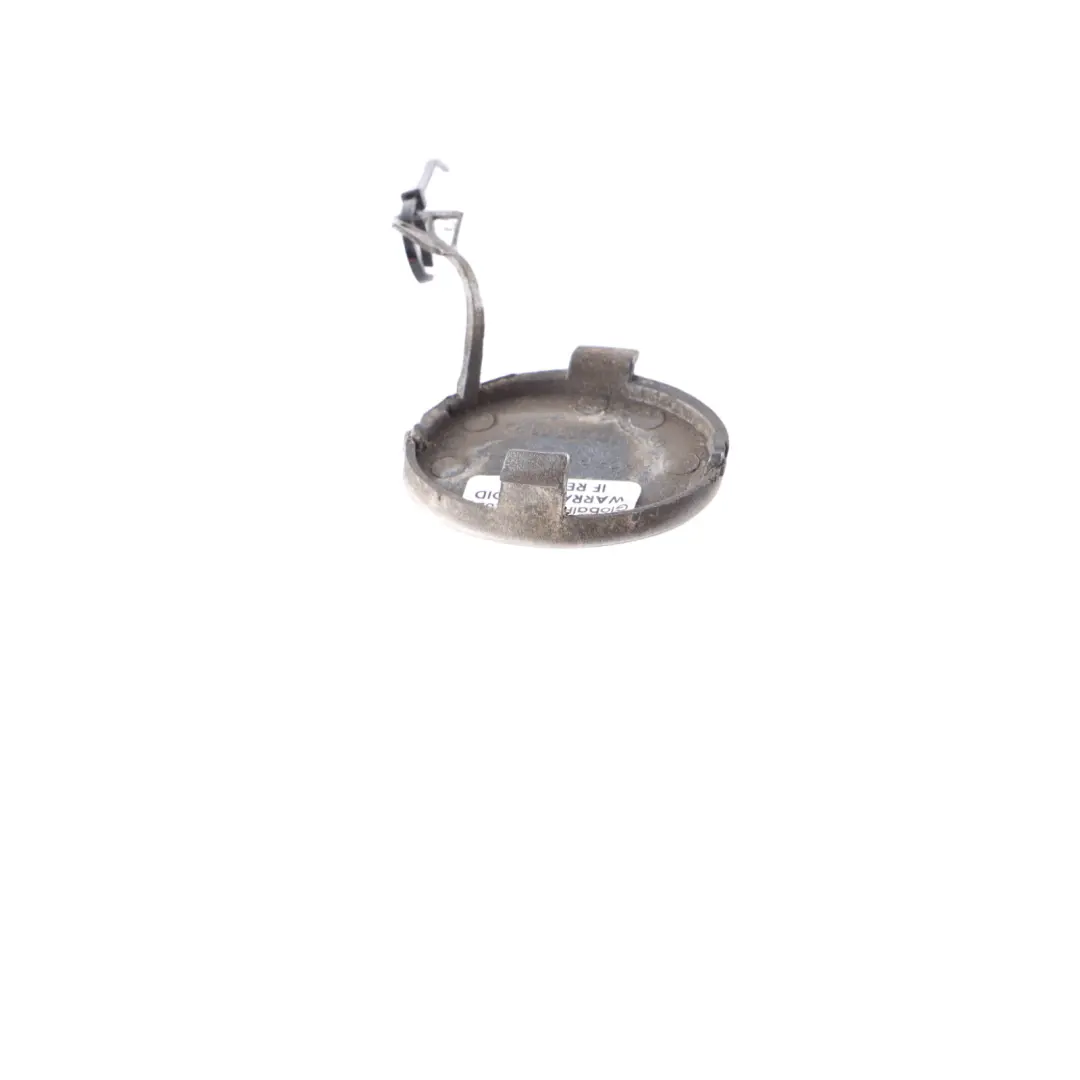 Bumper Towing Eye Cover Iridium Silver Metallic - 775 to Mercedes SLK R171 Rear with Part number A1718850023 Mercedes SLK R171 Rear Bumper Towing Eye Cover Iridium Silver Metallic - 775 - SKU A1718850023-IRS1 - Part number A1718850023