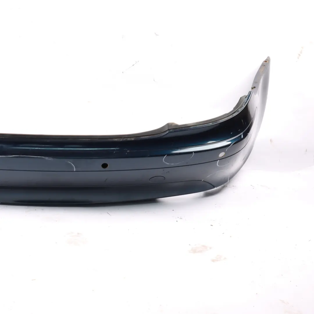 Bumper Trim Panel Covering Benitoite Blue Metallic - 950 to Mercedes SLK R171 Rear with Part number A1718850125 Mercedes SLK R171 Rear Bumper Trim Panel Covering Benitoite Blue Metallic - 950 - SKU A1718850125-BEB - Part number A1718850125