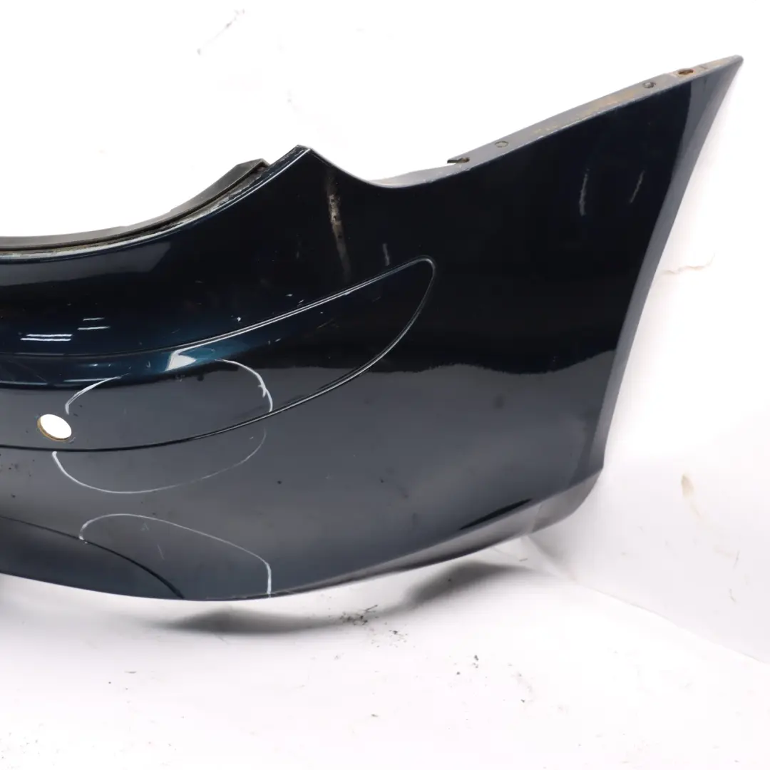 Bumper Trim Panel Covering Benitoite Blue Metallic - 950 to Mercedes SLK R171 Rear with Part number A1718850125 Mercedes SLK R171 Rear Bumper Trim Panel Covering Benitoite Blue Metallic - 950 - SKU A1718850125-BEB - Part number A1718850125