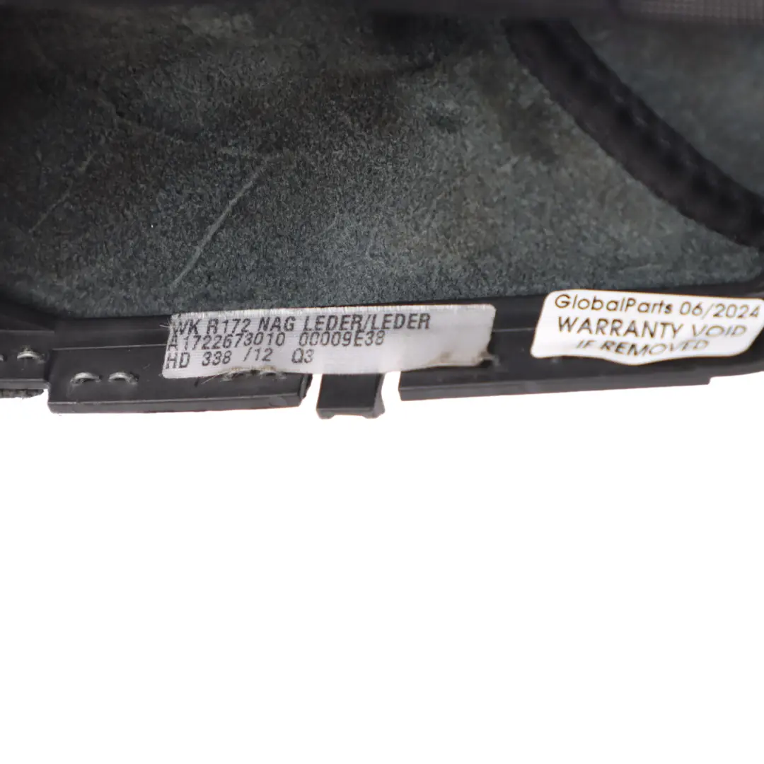 Lever Mercedes SLK R172 Automatic Gear Selector Knob Boot Leather Black to Gear with Part number A1722673010 Gear Lever Mercedes SLK R172 Automatic Gear Selector Knob Boot Leather Black - SKU A1722673010 - Part number A1722673010