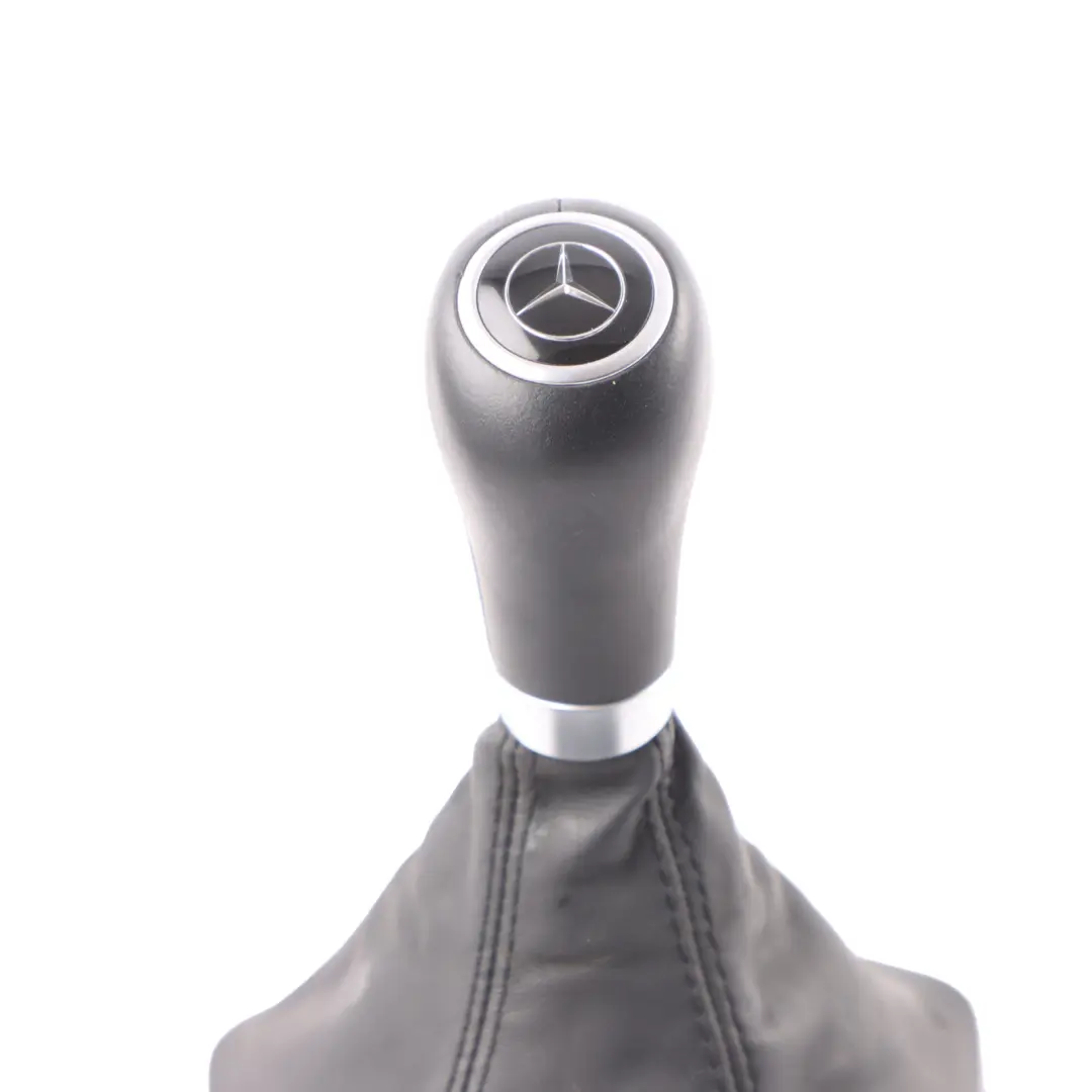 Gear Lever Mercedes SLK R172 Automatic Gear Selector Knob Boot Leather Black - SKU A1722673010 - Part number A1722673010