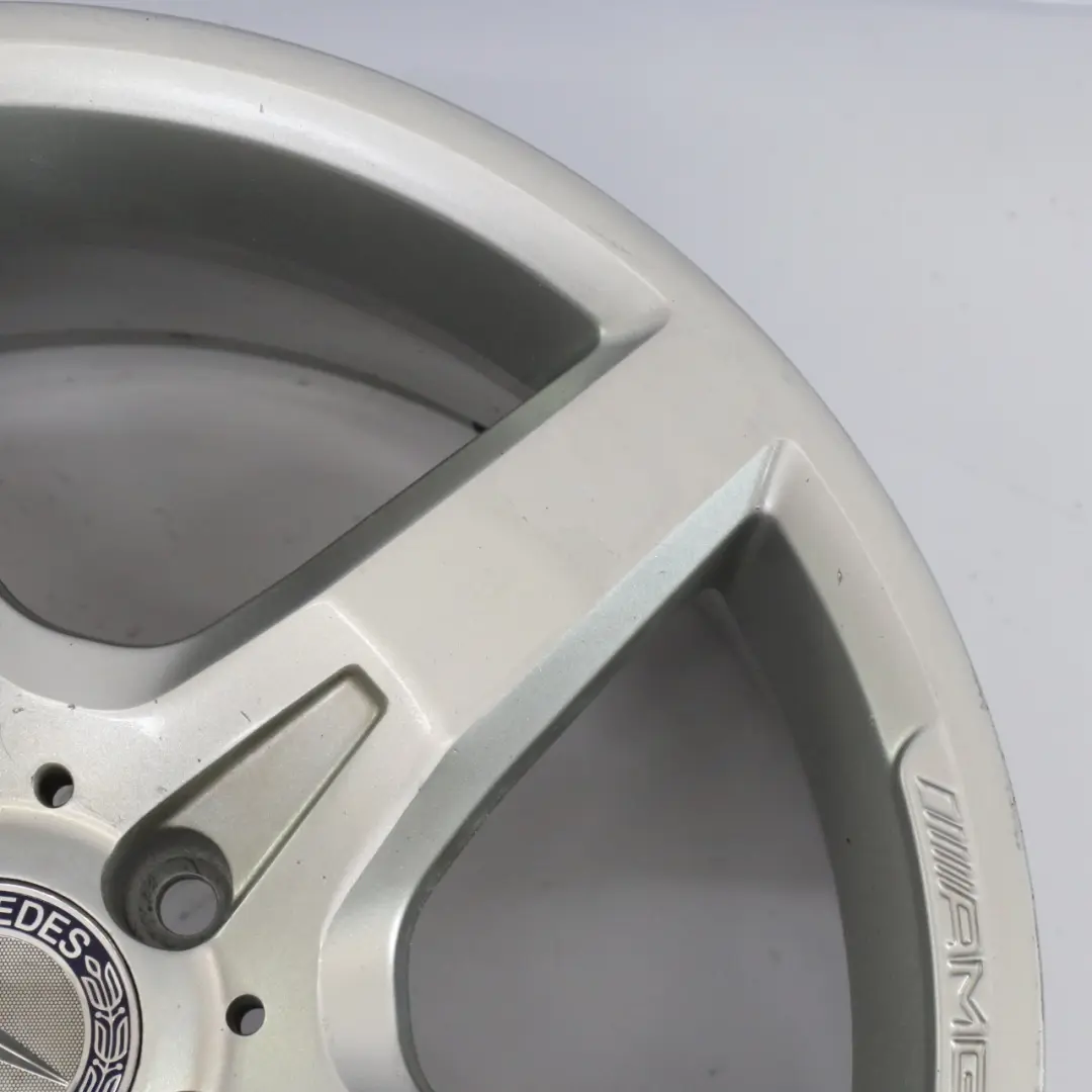 Alloy Wheel Rim 18" ET:36 8,5J 5 Spoke to Mercedes R172 Rear Silver with Part number A1724012702 Mercedes R172 Rear Silver Alloy Wheel Rim 18" ET:36 8,5J 5 Spoke - SKU A1724012702-4 - Part number A1724012702