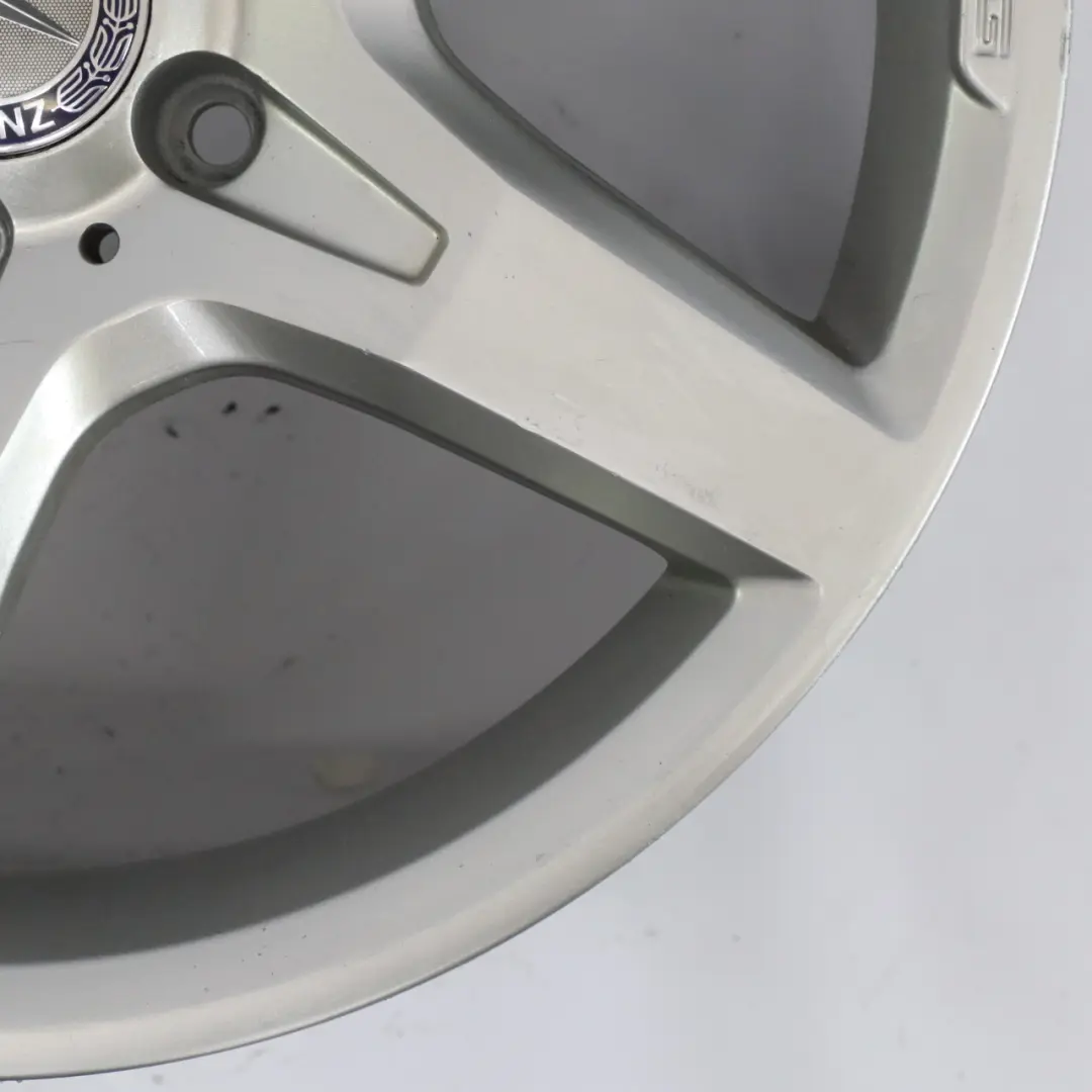 Alloy Wheel Rim 18" ET:36 8,5J 5 Spoke to Mercedes R172 Rear Silver with Part number A1724012702 Mercedes R172 Rear Silver Alloy Wheel Rim 18" ET:36 8,5J 5 Spoke - SKU A1724012702-4 - Part number A1724012702