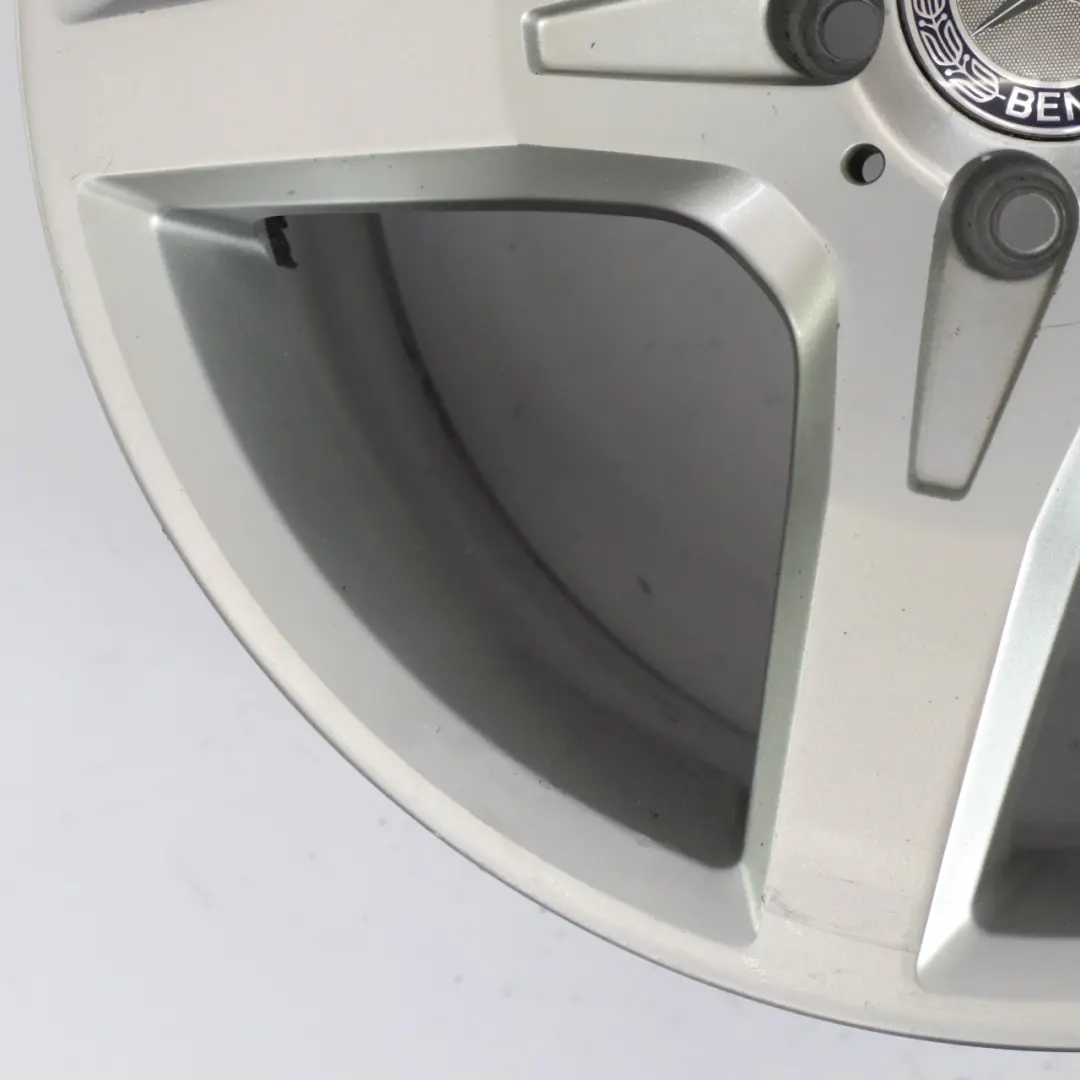 Alloy Wheel Rim 18" ET:36 8,5J 5 Spoke to Mercedes R172 Rear Silver with Part number A1724012702 Mercedes R172 Rear Silver Alloy Wheel Rim 18" ET:36 8,5J 5 Spoke - SKU A1724012702-4 - Part number A1724012702