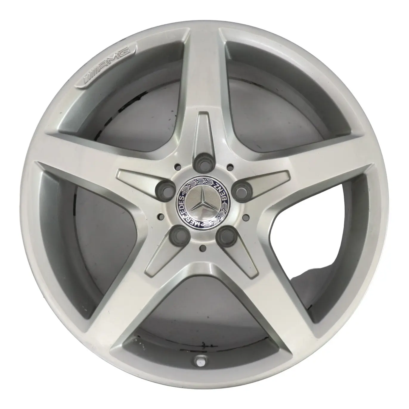Mercedes R172 Rear Silver Alloy Wheel Rim 18" ET:36 8,5J 5 Spoke A1724012702