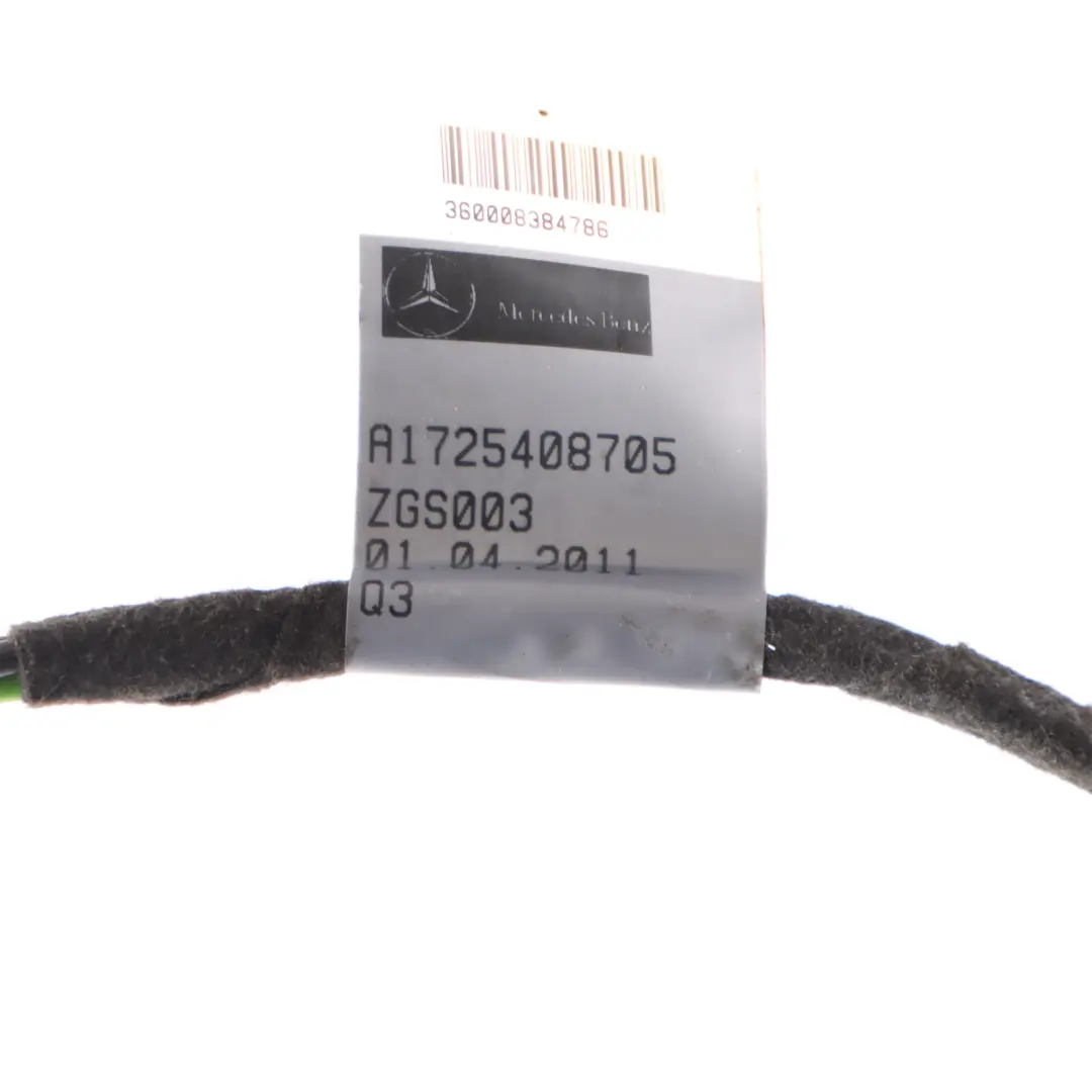 Mercedes R172 Mazo de cables eléctrico Cable Regulador de ventana - SKU A1725408705 - Número de pieza A1725408705
