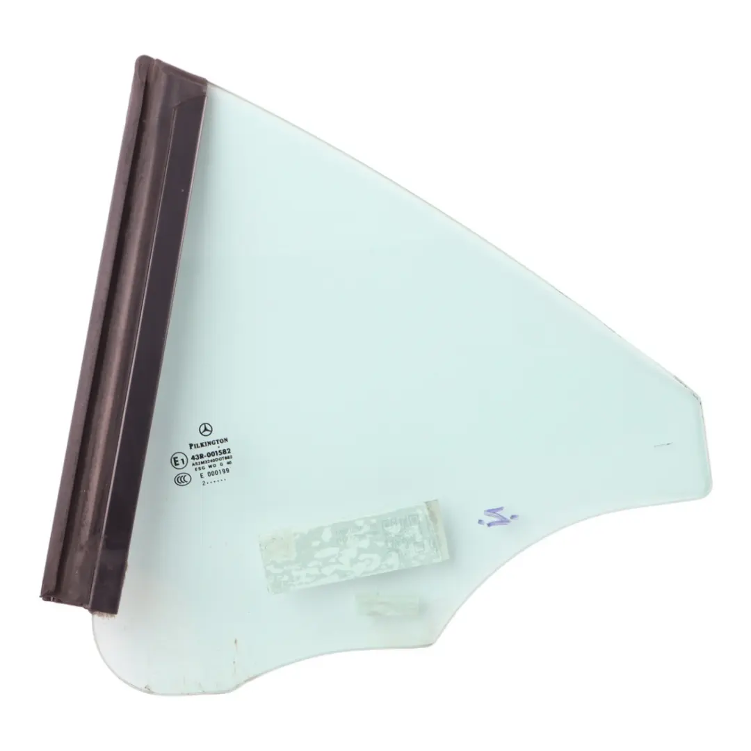 Side Window Rear Left N/S Fixed Triangle Glass AS2 A1726700200 to Mercedes R172 with Part number A1726700100 Mercedes R172 Side Window Rear Left N/S Fixed Triangle Glass AS2 A1726700200 - SKU A1726700100-1 - Part number A1726700100