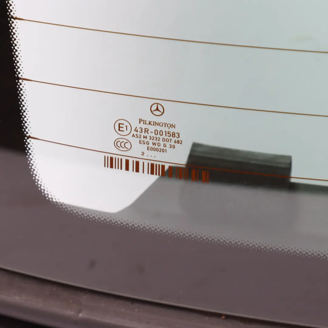 Window Windshield Glass Glazing Cover AS2 Green to Mercedes SLK R172 Rear with Part number A1726700280 Mercedes SLK R172 Rear Window Windshield Glass Glazing Cover AS2 Green - SKU A1726700280 - Part number A1726700280