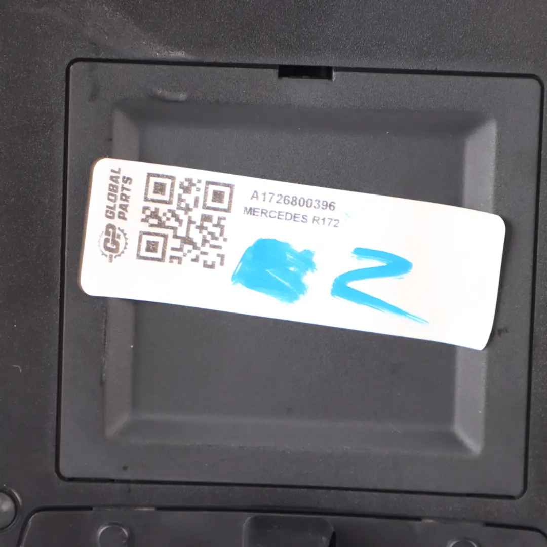 Mercedes SLK R172 Roadster Centre Console Armrest Top Upper Cover A1726801889 - SKU A1726800396 - Part number A1726800396