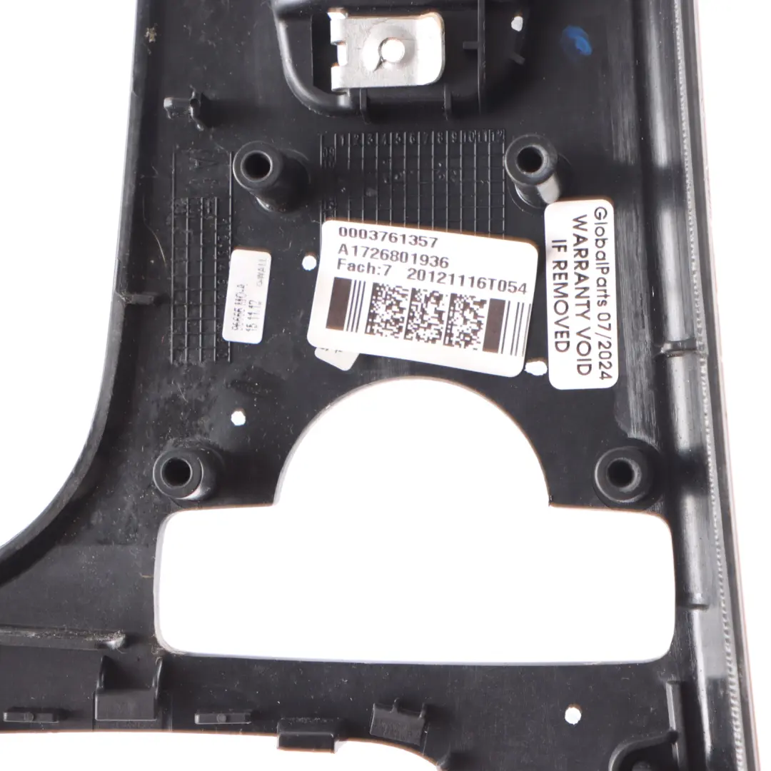 Centre Console Panel Cover Frame Trim to Mercedes R172 with Part number A1726800727 Mercedes R172 Centre Console Panel Cover Frame Trim - SKU A1726800727 - Part number A1726800727