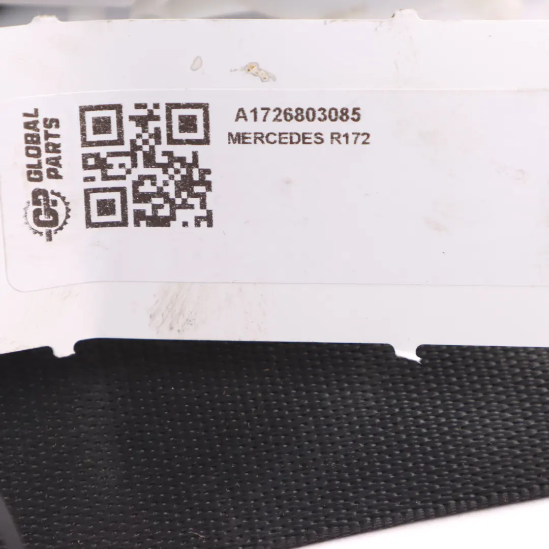 Seatbelt Retractor Front Right O/S Seat Belt Black A1726803085 to Mercedes R172 with Part number A1728603085 Mercedes R172 Seatbelt Retractor Front Right O/S Seat Belt Black A1726803085 - SKU A1728603085 - Part number A1728603085