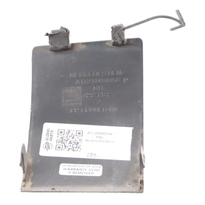 Longitudinal Member Cover Rear Right O/S Palladium Silver - 792 to Mercedes R172 with Part number A1726980358 Mercedes R172 Longitudinal Member Cover Rear Right O/S Palladium Silver - 792 - SKU A1726980358-PAL - Part number A1726980358