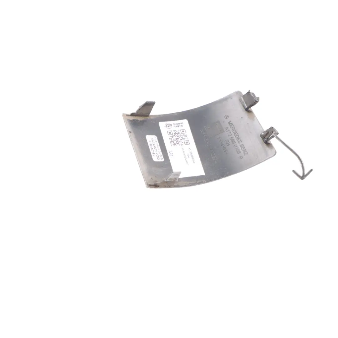 Longitudinal Member Cover Rear Right O/S Palladium Silver - 792 to Mercedes R172 with Part number A1726980358 Mercedes R172 Longitudinal Member Cover Rear Right O/S Palladium Silver - 792 - SKU A1726980358-PAL - Part number A1726980358
