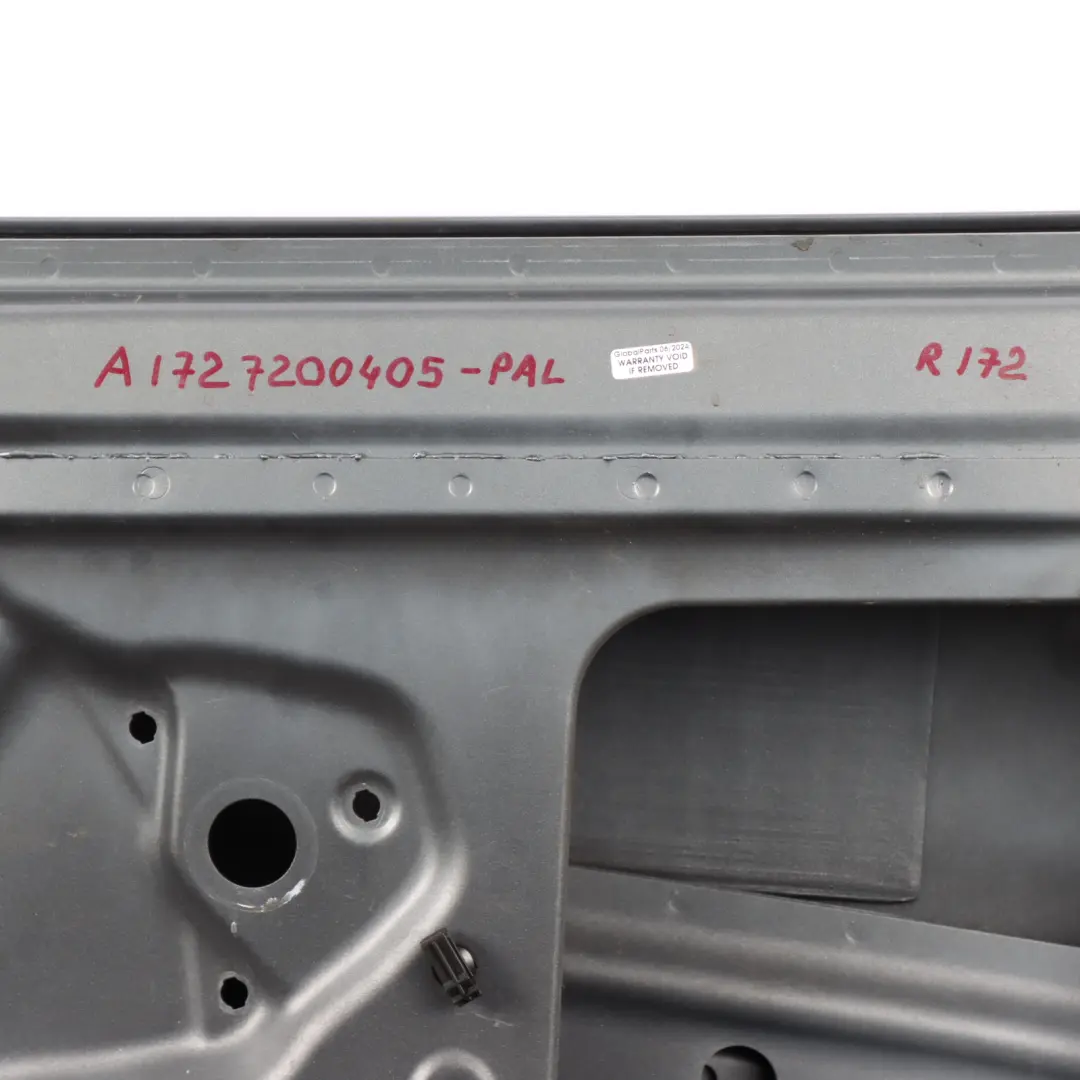 Door Front Right O/S Palladium Silver Metallic - 792 to Mercedes SLK R172 with Part number A1727200405 Mercedes SLK R172 Door Front Right O/S Palladium Silver Metallic - 792 - SKU A1727200405-PAL - Part number A1727200405