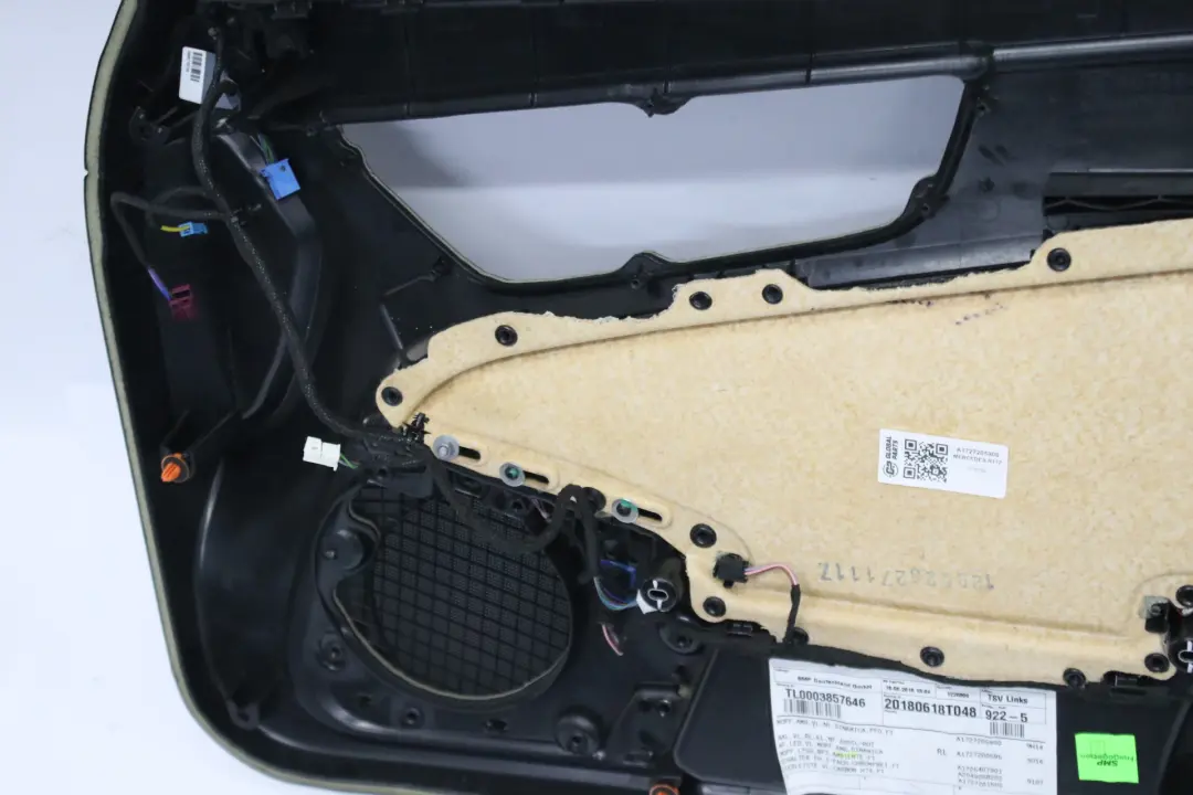 Door Card Panel Left N/S Black Leather to Mercedes R172 with Part number A1727205900 Mercedes R172 Door Card Panel Left N/S Black Leather - SKU A1727205900 - Part number A1727205900