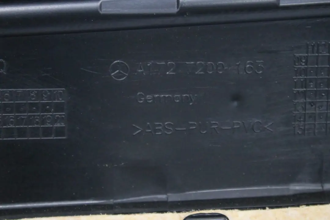 Door Card Panel Left N/S Black Leather to Mercedes R172 with Part number A1727205900 Mercedes R172 Door Card Panel Left N/S Black Leather - SKU A1727205900 - Part number A1727205900