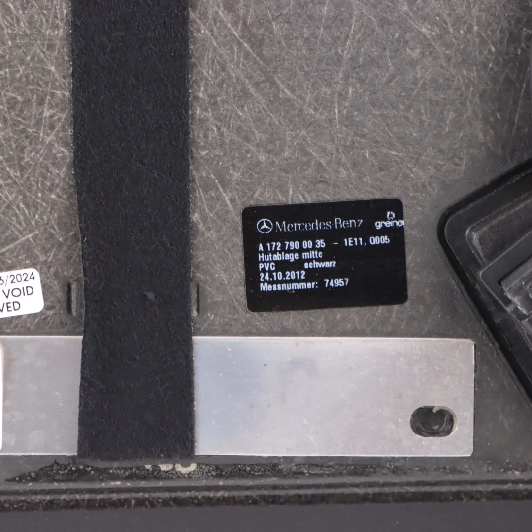 Parcel Shelf Hat Tray Rear Trim Cover Panel to Mercedes R172 with Part number A1727900035 Mercedes R172 Parcel Shelf Hat Tray Rear Trim Cover Panel - SKU A1727900035-1 - Part number A1727900035