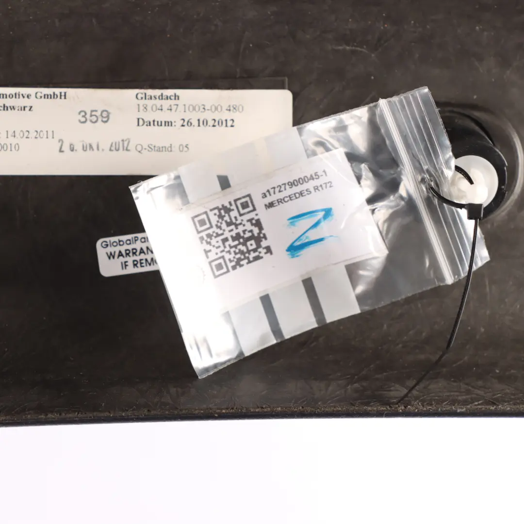 Folding Top Roof Frame Trim Panel to Mercedes SLK R172 Convertible with Part number A1727900045 Mercedes SLK R172 Convertible Folding Top Roof Frame Trim Panel - SKU A1727900045-1 - Part number A1727900045