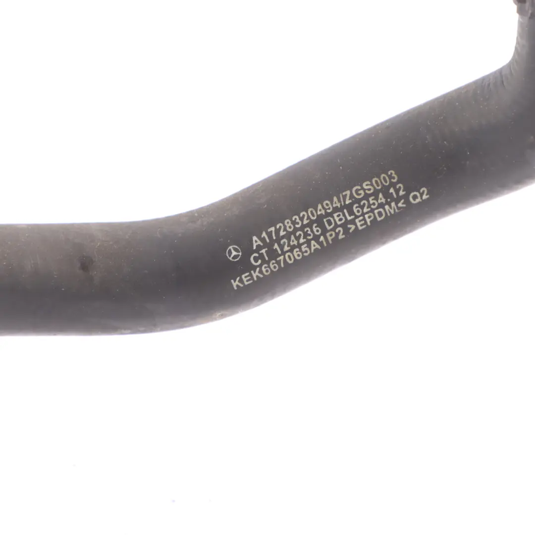 Mercedes SLK R172 Heater Hose Water Coolant Return Pipe Hose - SKU rhd-A1728300600 - Part number A1728300600