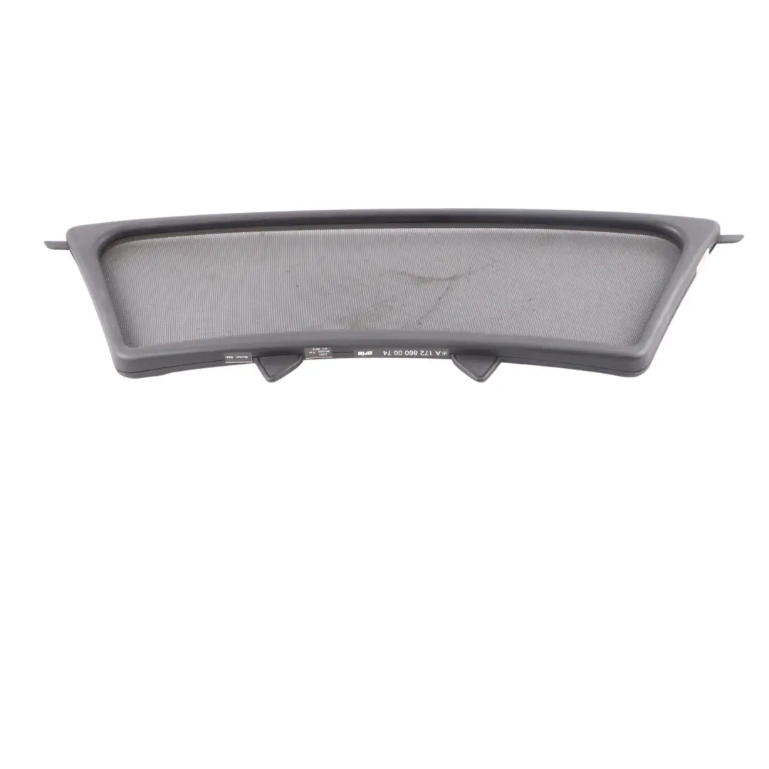 Deflector Protection Shield Centre Panel to Mercedes SLK R172 Rear Wind with Part number A1728600074 Mercedes SLK R172 Rear Wind Deflector Protection Shield Centre Panel - SKU A1728600074-1 - Part number A1728600074