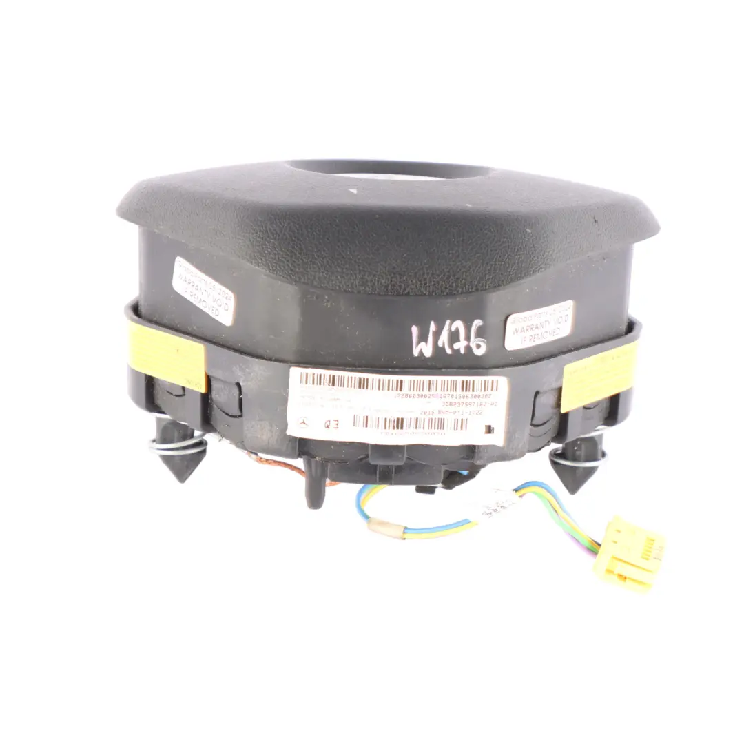 Mercedes W176 Steering Wheel Air Module Driver Side Unit Black - SKU A1728603002 - Part number A1728603002