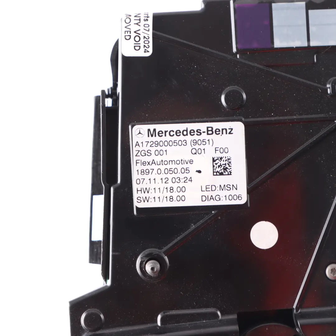 Mercedes R172 Roof Light Front Reading Lamp Interior Switch - SKU A1729000503 - Part number A1729000503