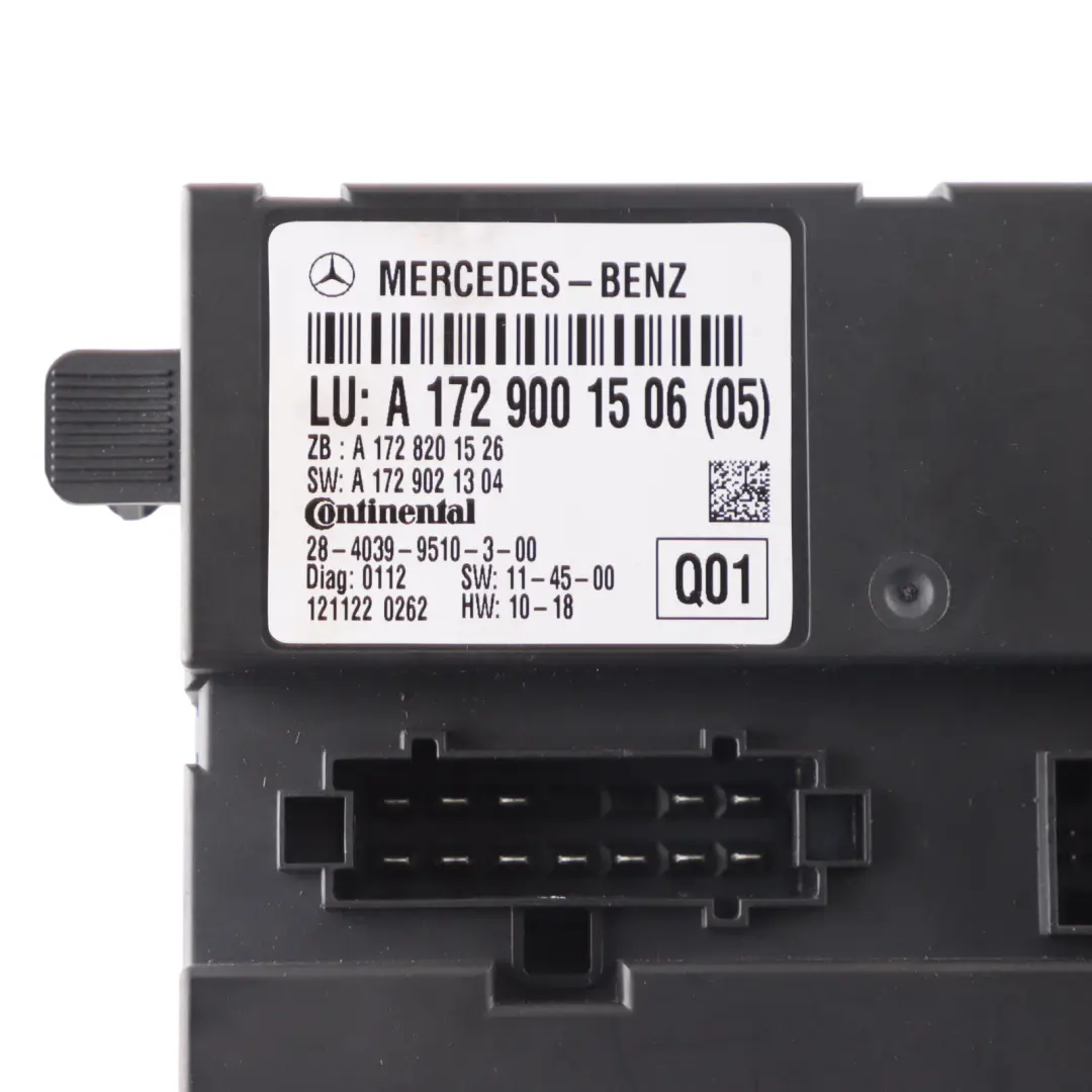 Mercedes R172 Módulo Control Techo Descapotable ECU - SKU A1729001506 - Número de pieza A1729001506