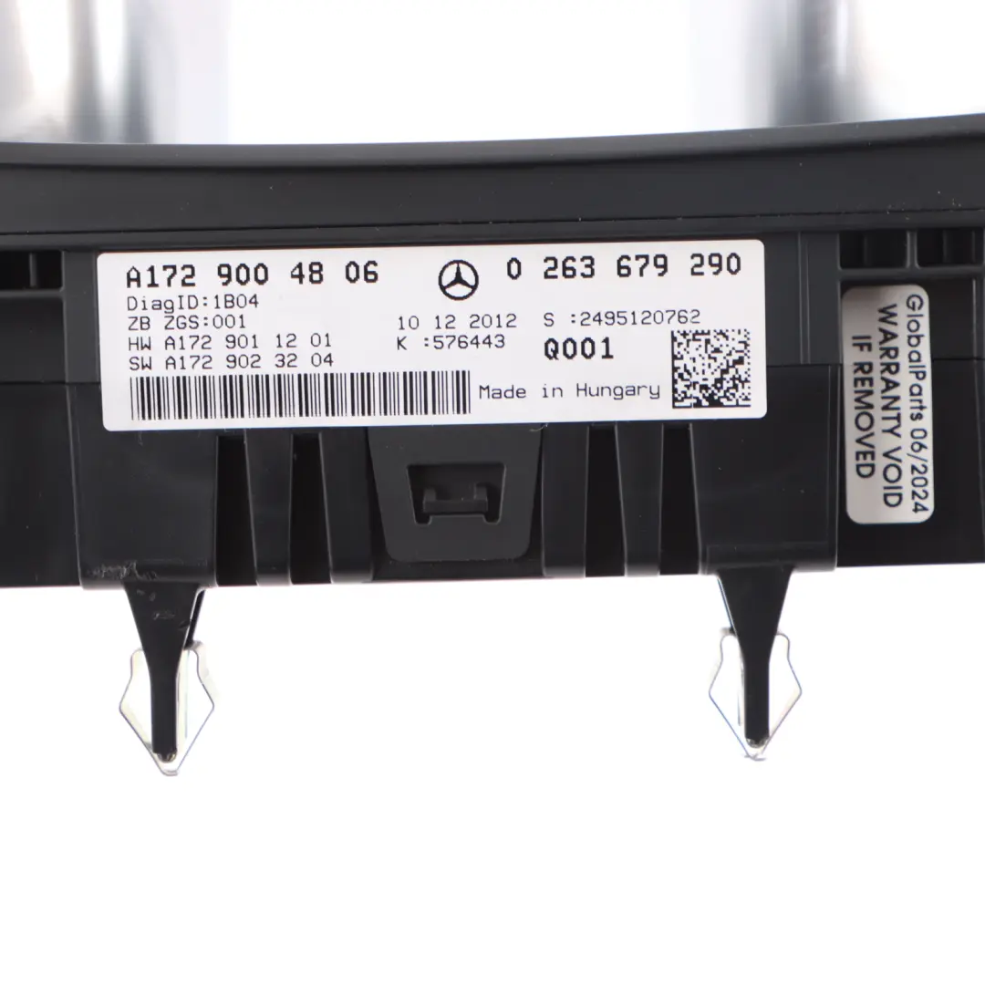 Mercedes R172 Petrol Instrument Cluster Speedo Clocks Automatic - SKU rhd-A1729004806 - Part number A1729004806