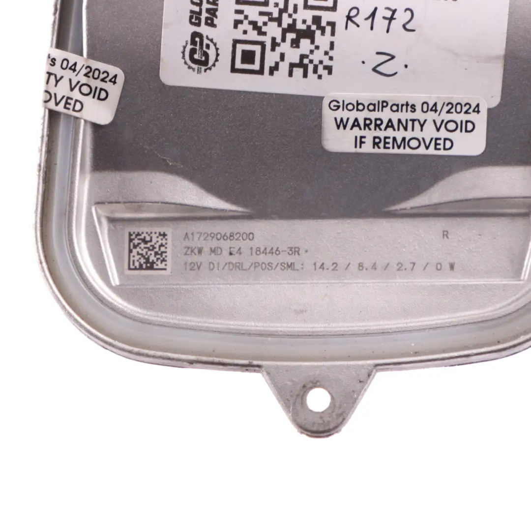 Mercedes R172 Light Control Module Footwell Control Module Unit - SKU A1729068200 - Part number A1729068200