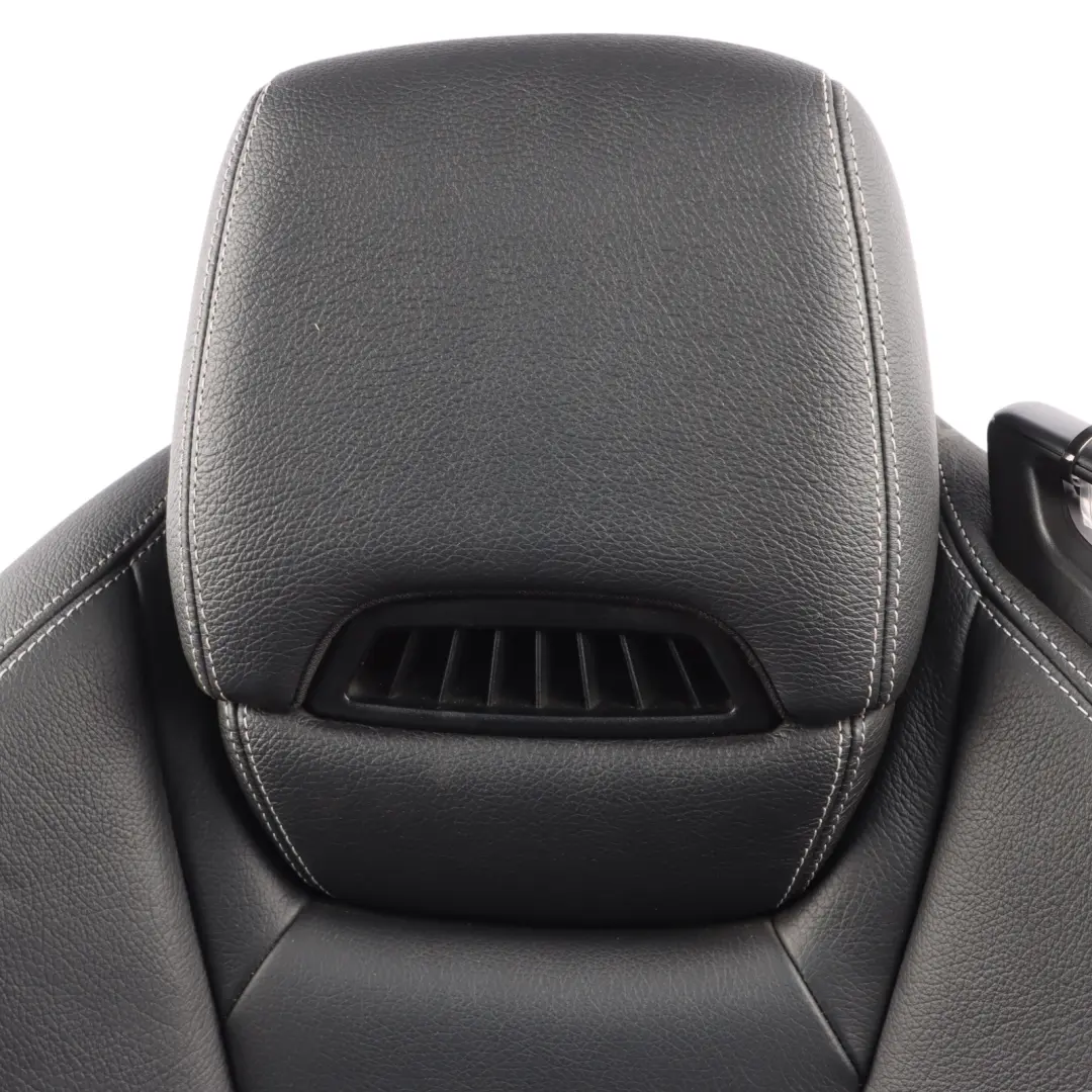 Mercedes SLK R172 Front Left Seat N/S Black Leather Interior A1729100647 - SKU A1729100547 - Part number A1729100547