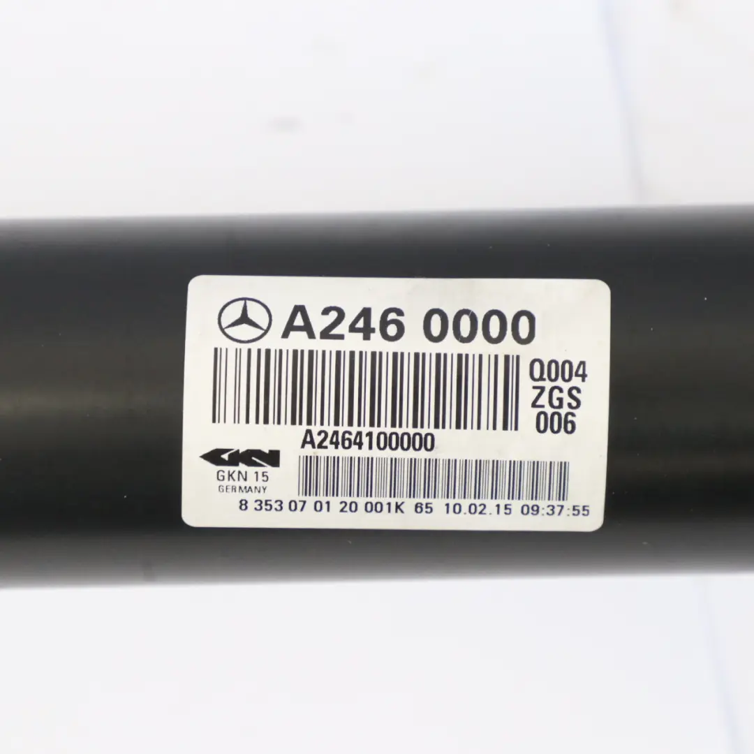 Propshaft Mercedes CLA X117 C117 4matic Automatic Gearbox Propshaft to with Part number A1764100100 Propshaft Mercedes CLA X117 C117 4matic Automatic Gearbox Propshaft - SKU A1764100100-1 - Part number A1764100100