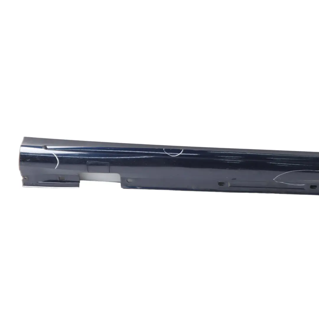 Side Skirt AMG Right O/S Door Sill Cover Cavansite Blue - 890 to Mercedes W176 with Part number A1766980154 Mercedes W176 Side Skirt AMG Right O/S Door Sill Cover Cavansite Blue - 890 - SKU A1766980154-CVB - Part number A1766980154