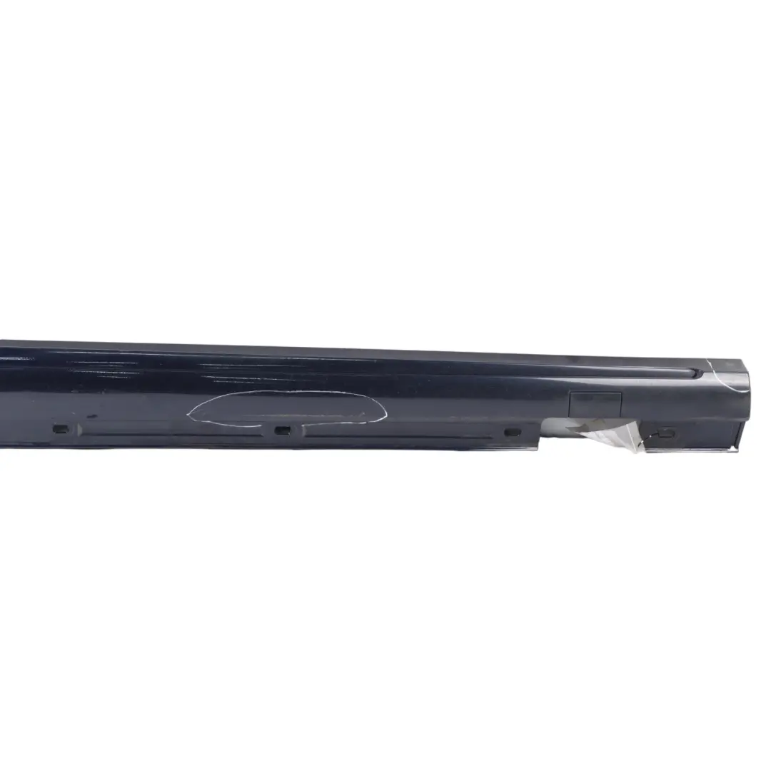 Side Skirt AMG Right O/S Door Sill Cover Cavansite Blue - 890 Mercedes W176 - SKU A1766980154-CVB - Part number A1766980154