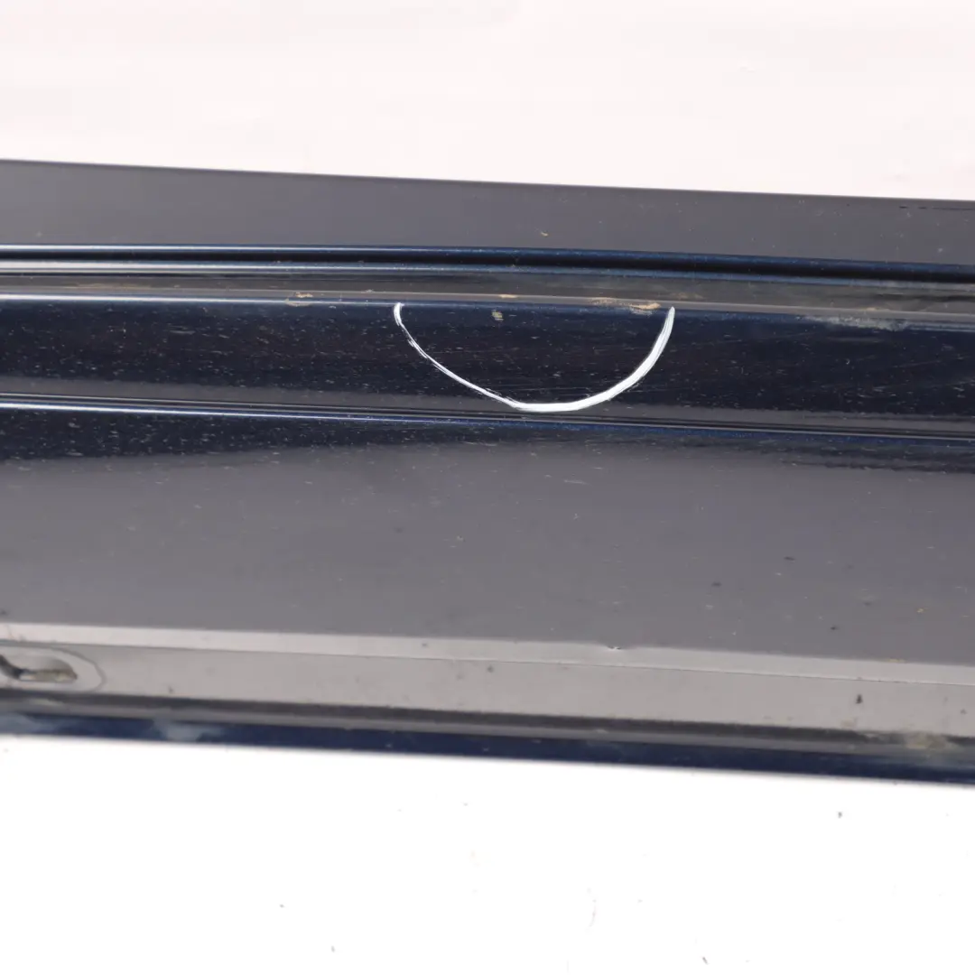 Side Skirt AMG Right O/S Door Sill Cover Cavansite Blue - 890 to Mercedes W176 with Part number A1766980154 Mercedes W176 Side Skirt AMG Right O/S Door Sill Cover Cavansite Blue - 890 - SKU A1766980154-CVB - Part number A1766980154
