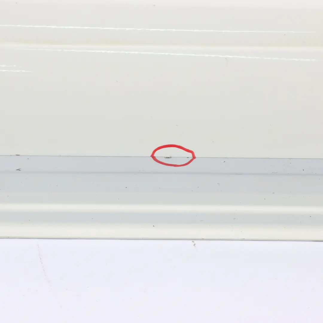 Mercedes W176 Side Skirt AMG Right O/S Door Sill Cover Calcite White - 650 - SKU A1766980154-CW1 - Part number A1766980154